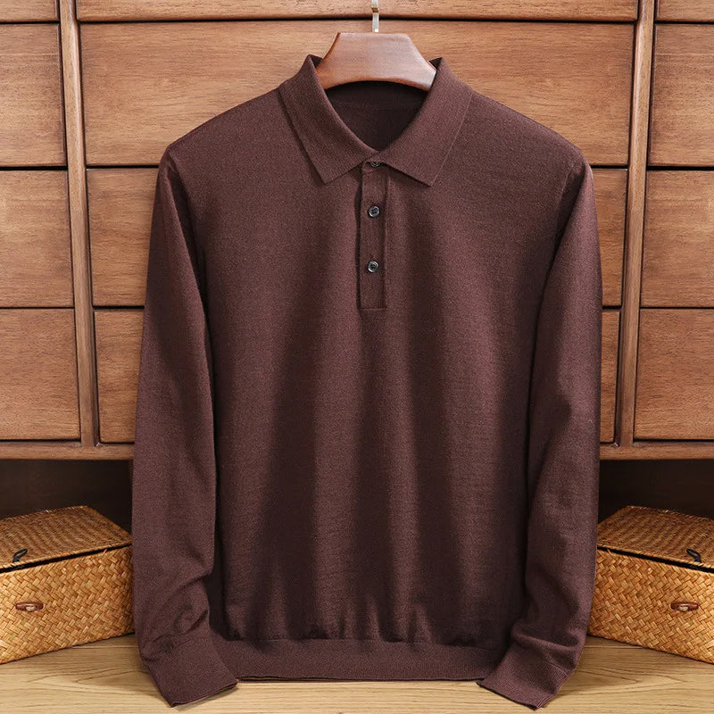 Jonah® | Casual Long-Sleeved Polo Shirt - Image 4