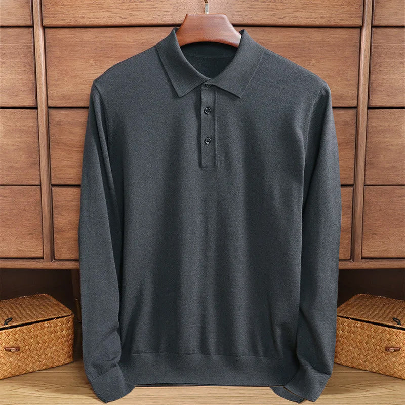 Jonah® | Casual Long-Sleeved Polo Shirt - Image 6