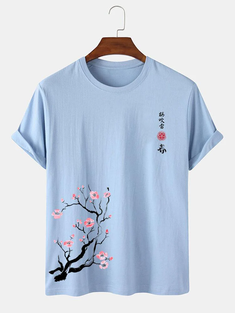Jonathan® | Cherry Blossoms Print T-Shirt - Image 2