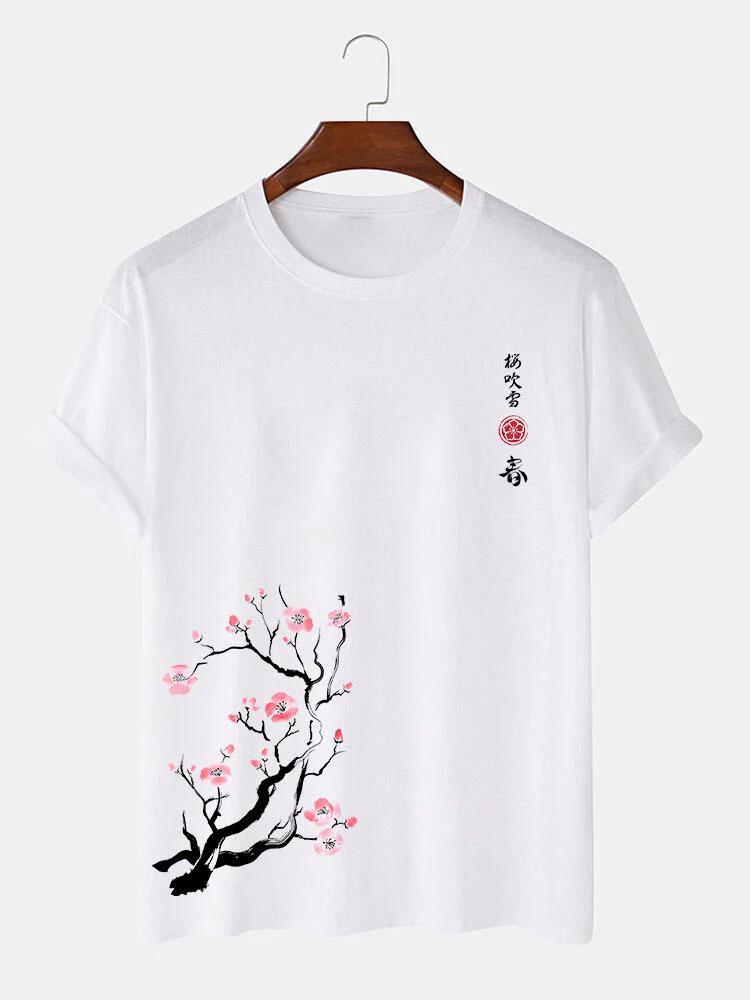 Jonathan® | Cherry Blossoms Print T-Shirt - Image 4