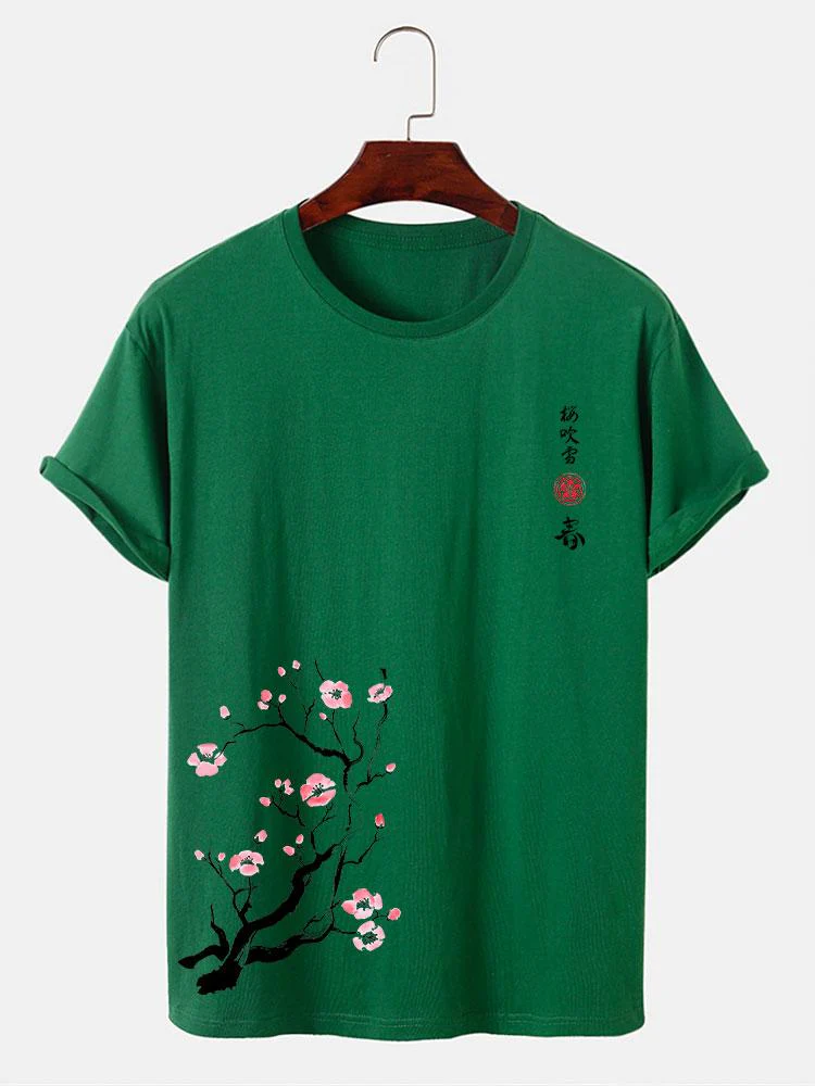 Jonathan® | Cherry Blossoms Print T-Shirt - Image 9