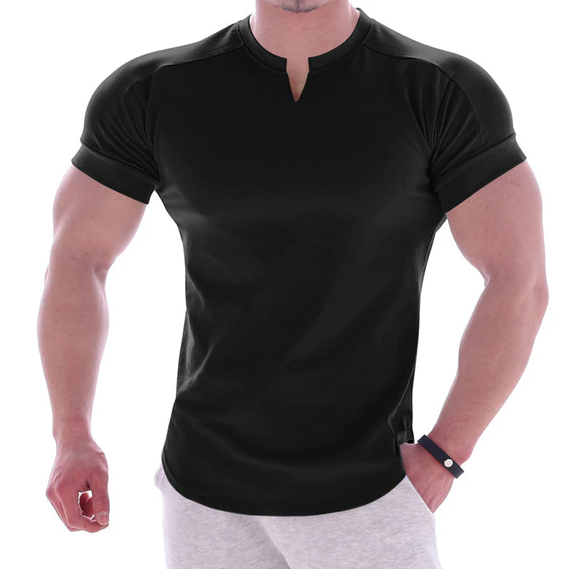 Jonathan® | Short-Sleeved Plain Sporty T-Shirt For Men - Image 5