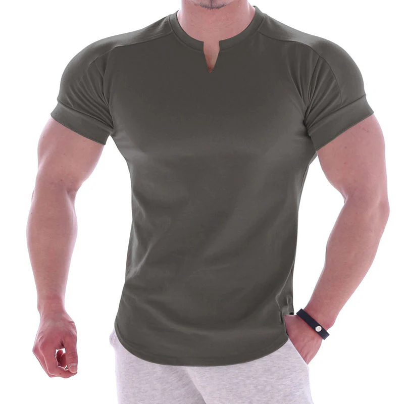 Jonathan® | Short-Sleeved Plain Sporty T-Shirt For Men - Image 8