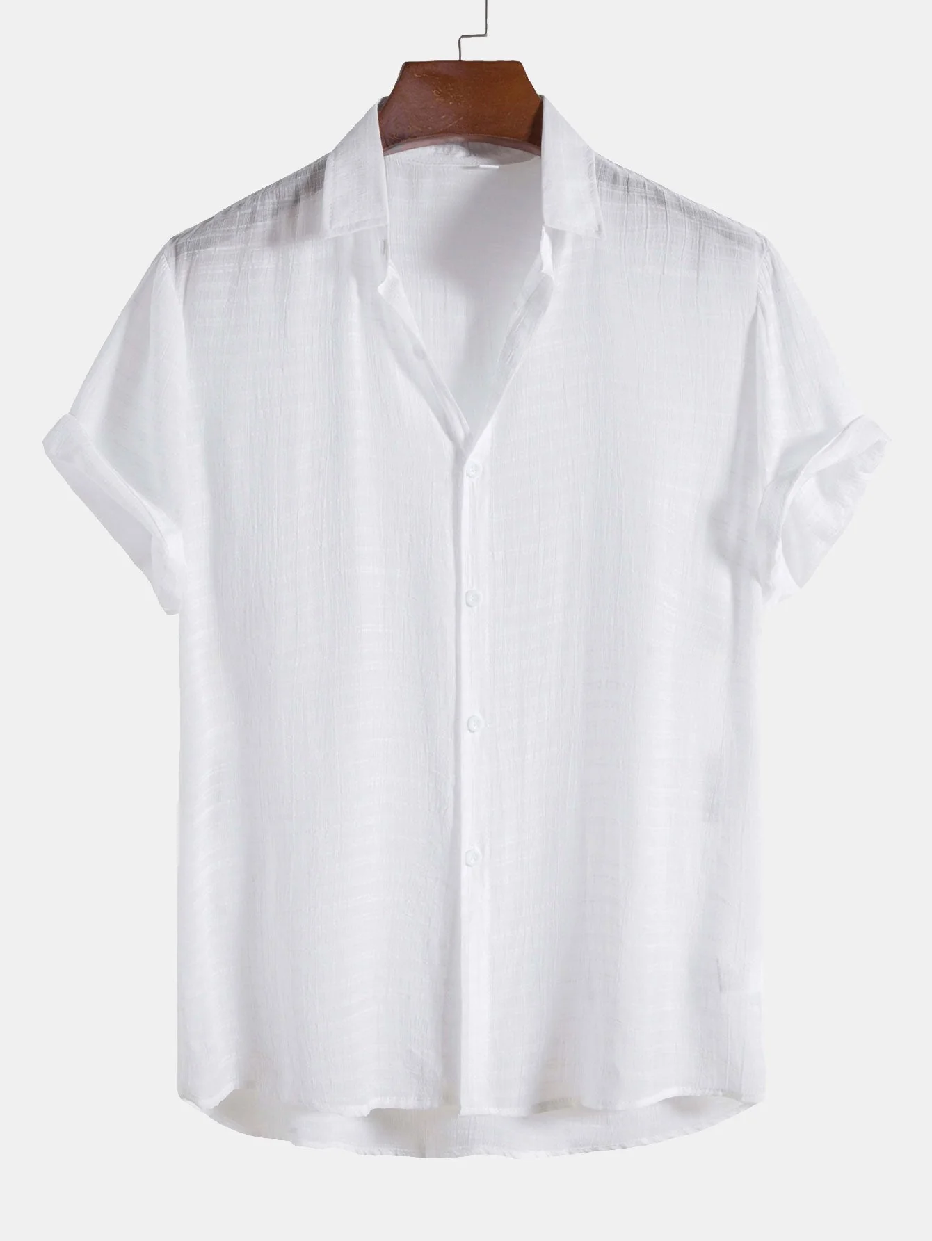 Jonathan® | Textured Fabric Short Sleeve Shirt - Image 3