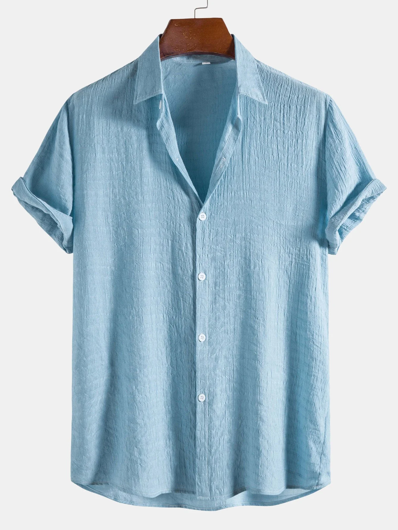 Jonathan® | Textured Fabric Short Sleeve Shirt - Image 6