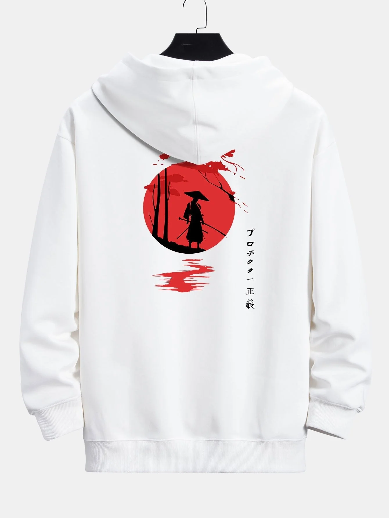 Jonathan | Slogan Samurai Back Print Relax Fit Hoodie - Image 12