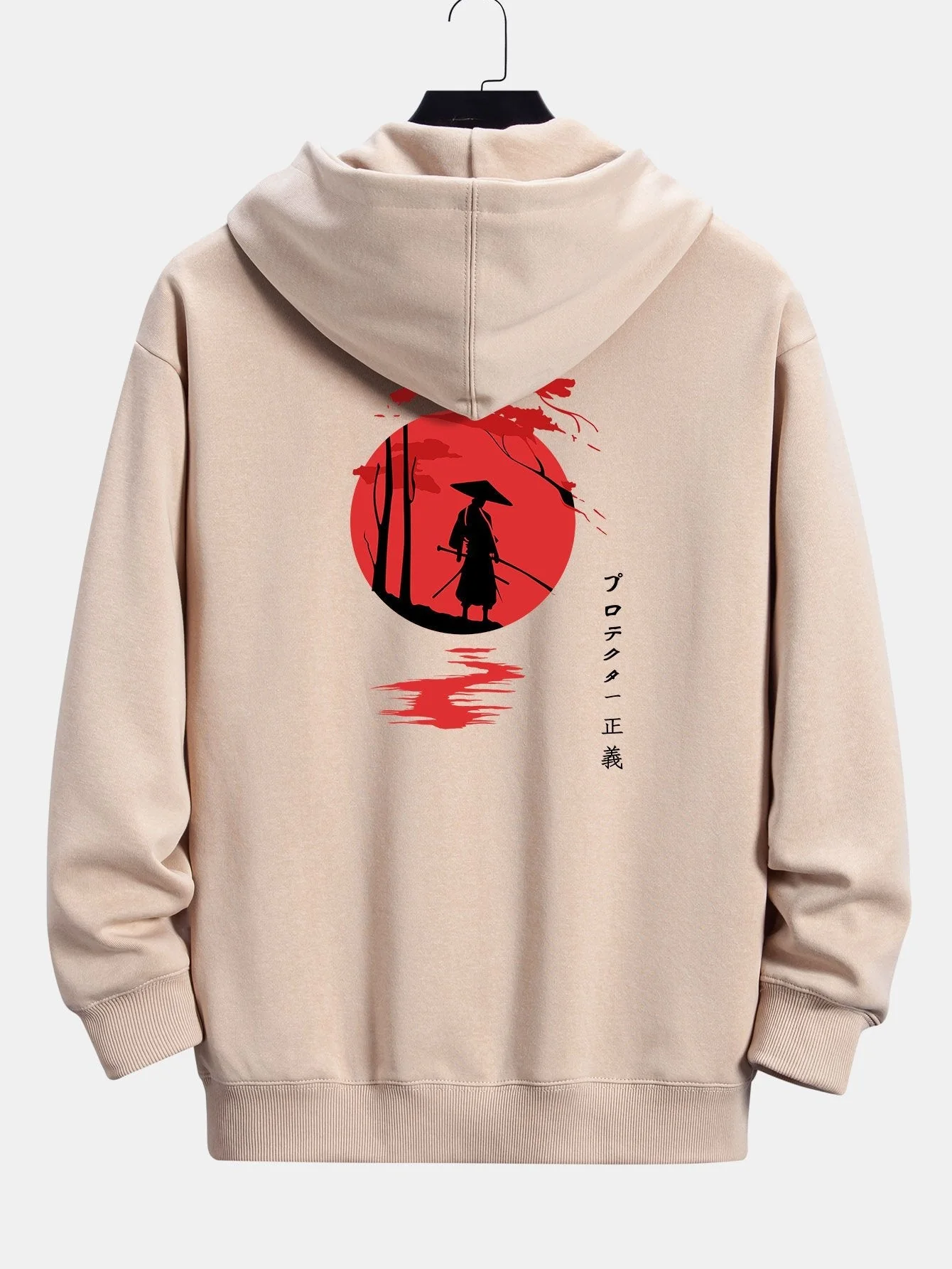 Jonathan | Slogan Samurai Back Print Relax Fit Hoodie - Image 14