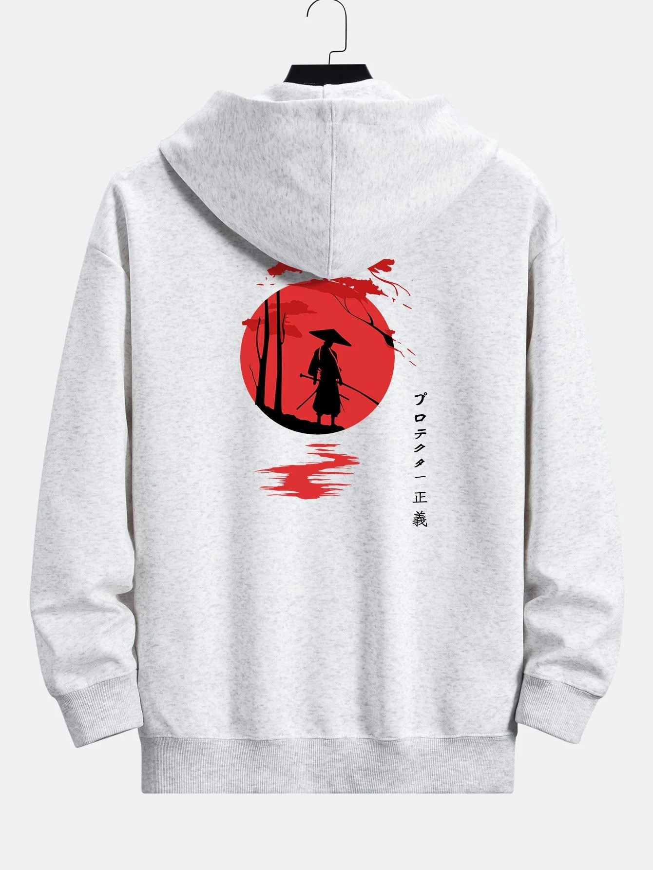Jonathan | Slogan Samurai Back Print Relax Fit Hoodie - Image 16
