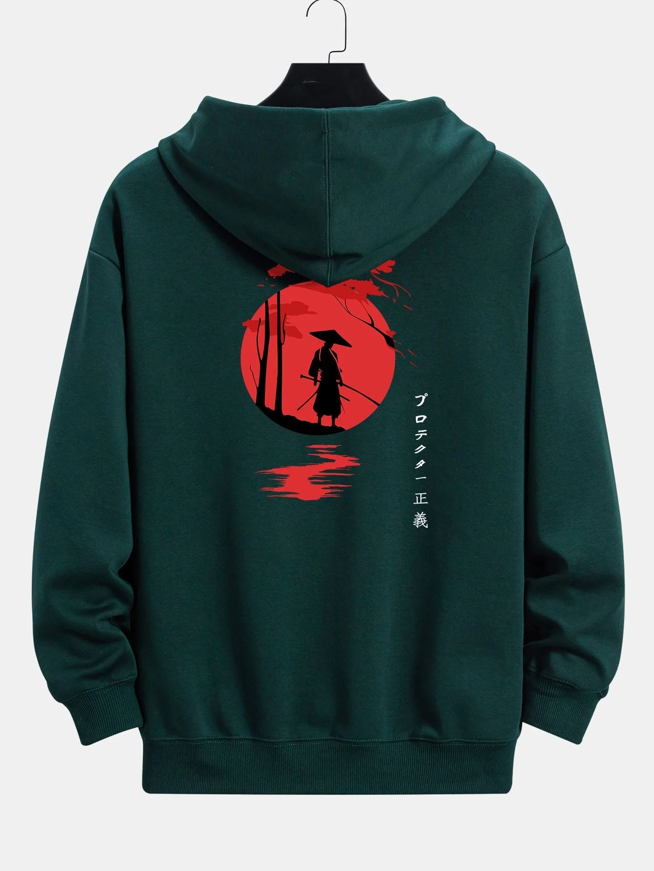 Jonathan | Slogan Samurai Back Print Relax Fit Hoodie - Image 3