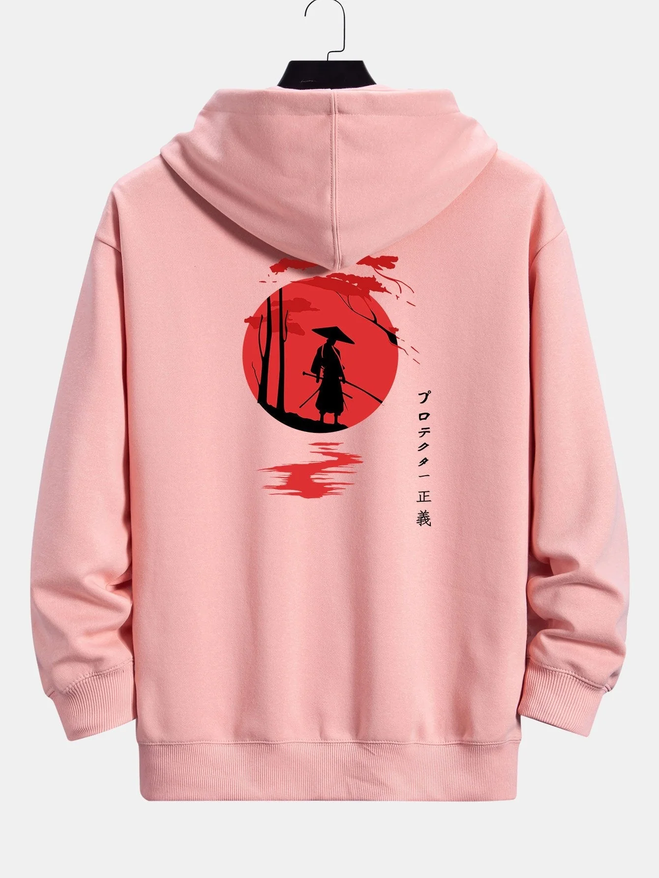 Jonathan | Slogan Samurai Back Print Relax Fit Hoodie - Image 5