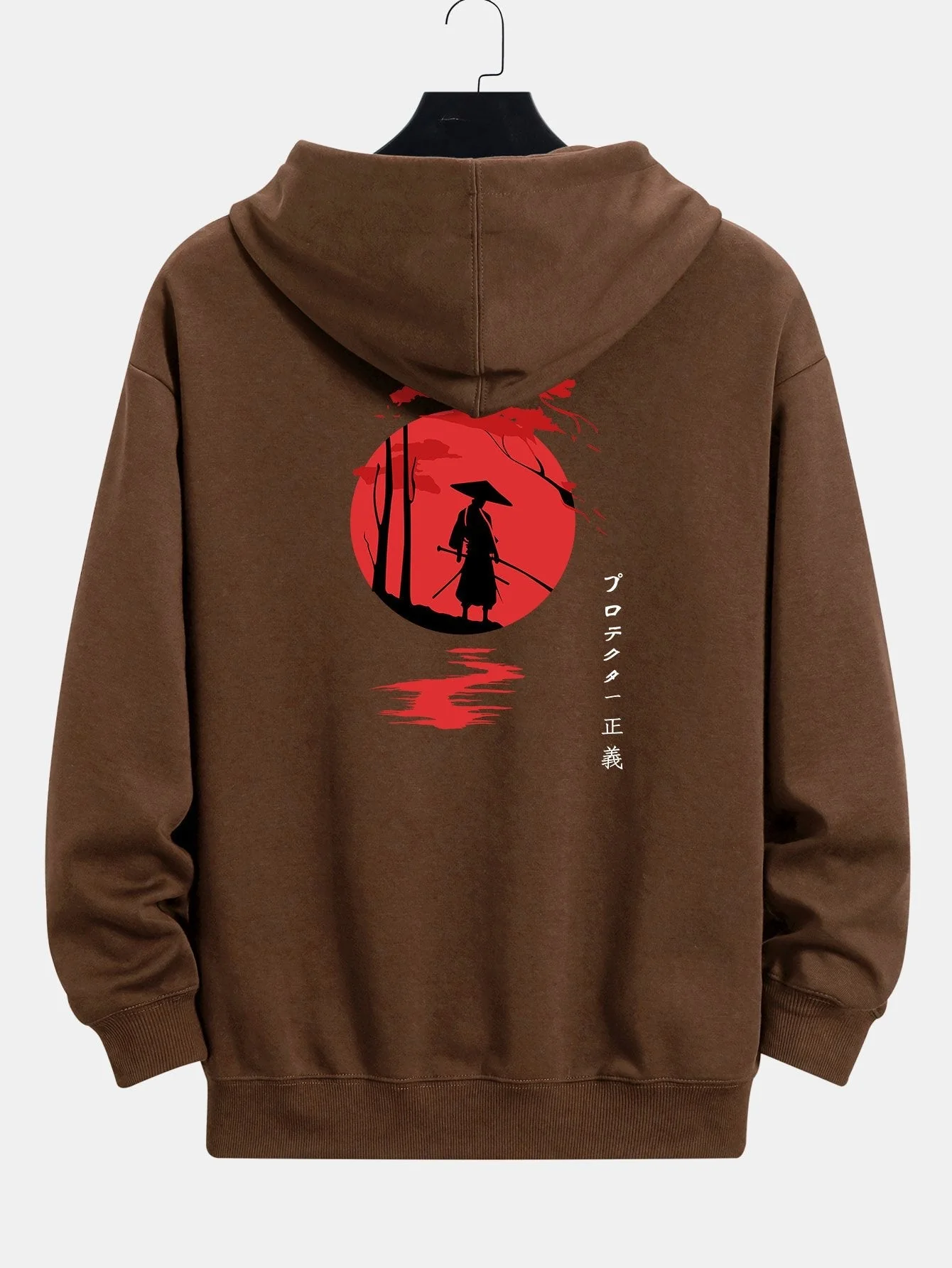 Jonathan | Slogan Samurai Back Print Relax Fit Hoodie - Image 7