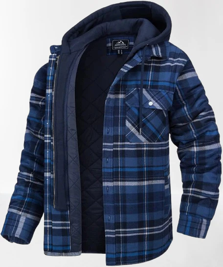 Jordan® | Checked Jacket With Hood - Image 5