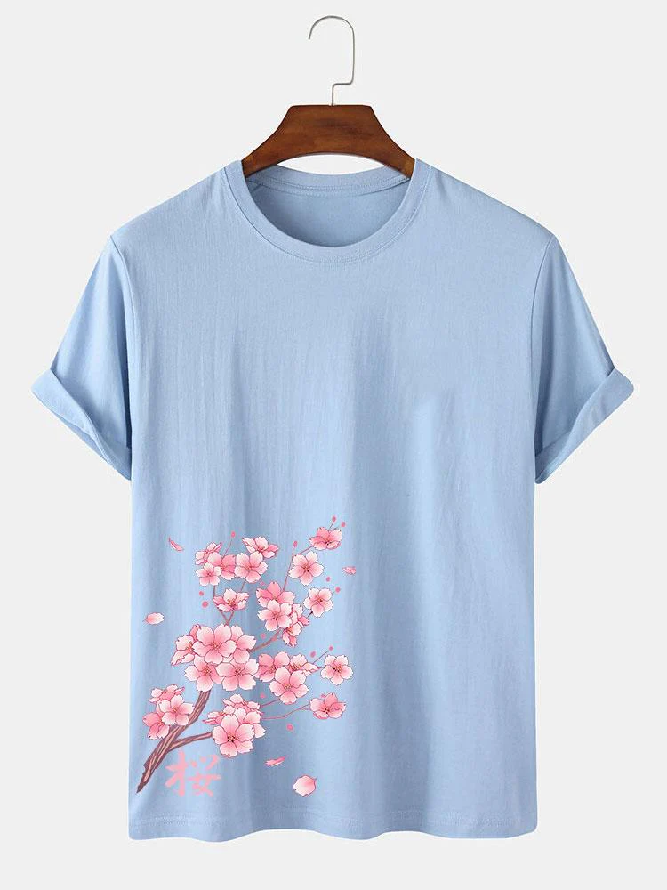 Jordan® | Cherry Blossoms Print T-Shirt - Image 3