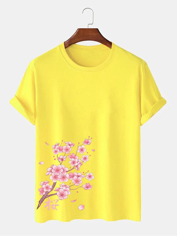 Jordan® | Cherry Blossoms Print T-Shirt - Image 7