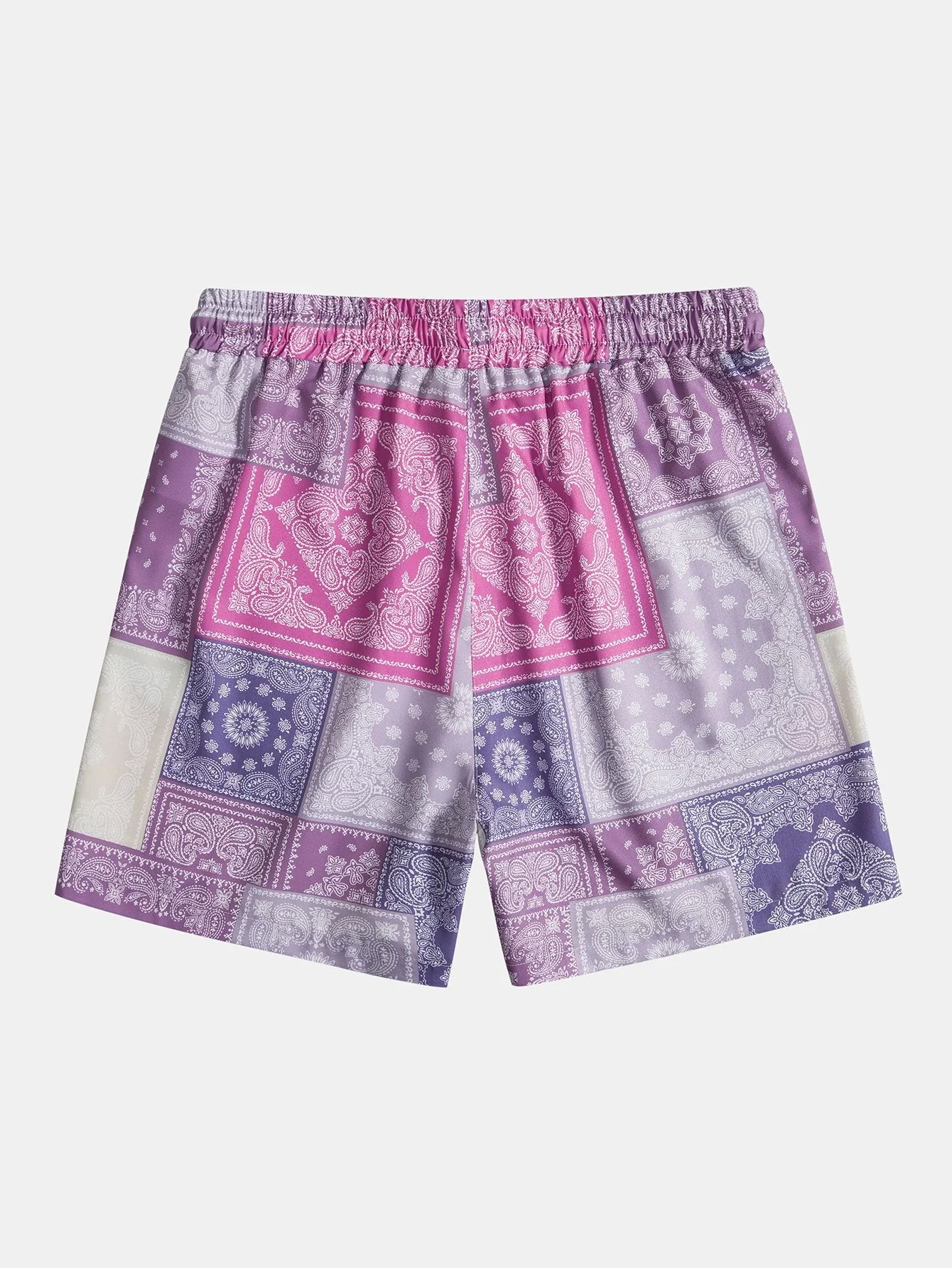 Jordán® | Paisley Patchwork Print Drawstring Shorts - Image 2