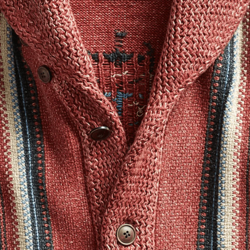 Jordan | Men's Vintage Knit Cardigan - Image 5
