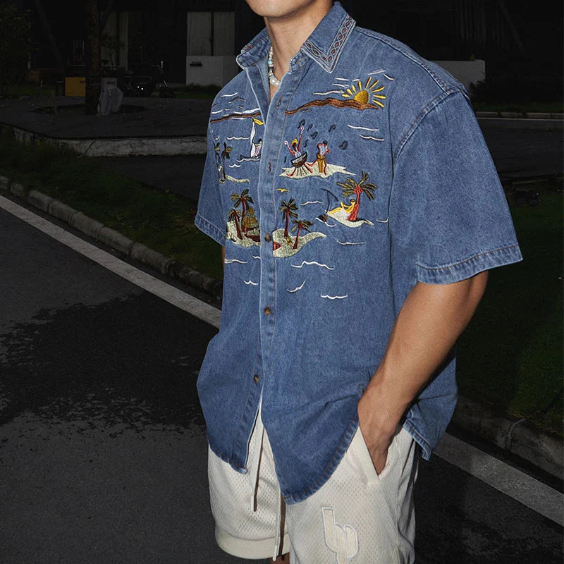 Jordan | MIAMI BEACH DENIM SHIRT - Image 2