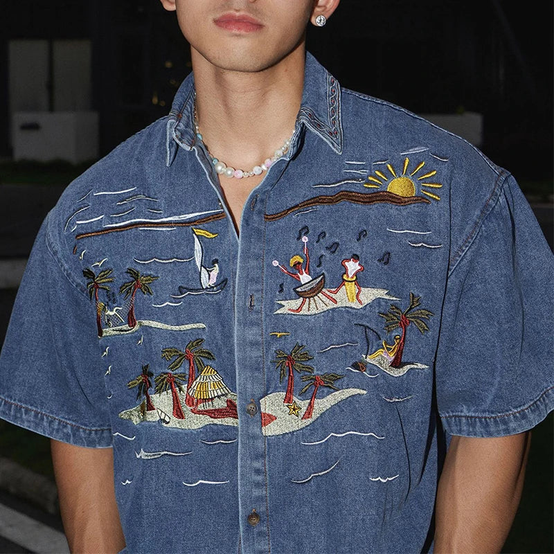 Jordan | MIAMI BEACH DENIM SHIRT - Image 3