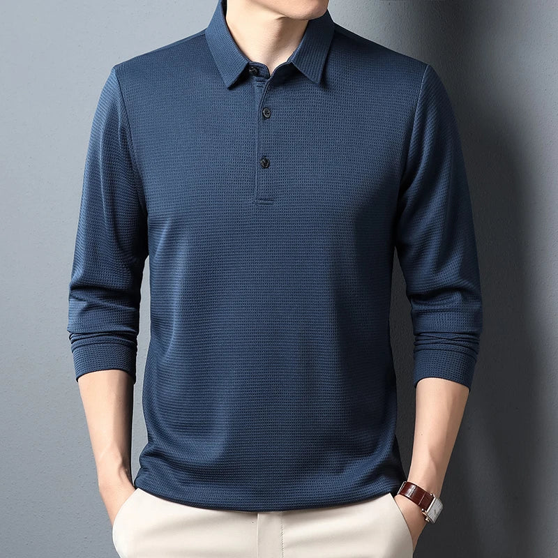 Jordi® | Buttoned Long Sleeve Polo - Image 3