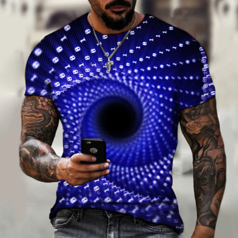 Jorel® | Men'S 3D Digital Print Casual Short-Sleeved T-Shirt - Image 5