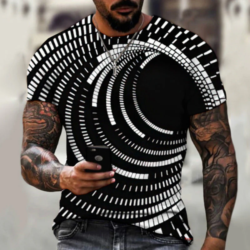 Jorel® | Men'S 3D Digital Print Casual Short-Sleeved T-Shirt - Image 6