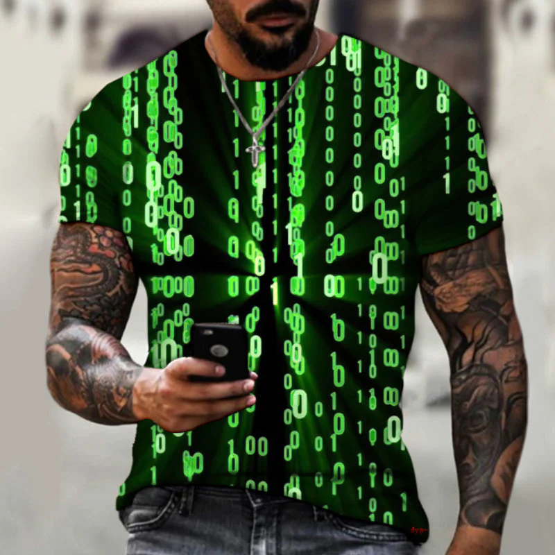Jorel® | Men'S 3D Digital Print Casual Short-Sleeved T-Shirt - Image 8