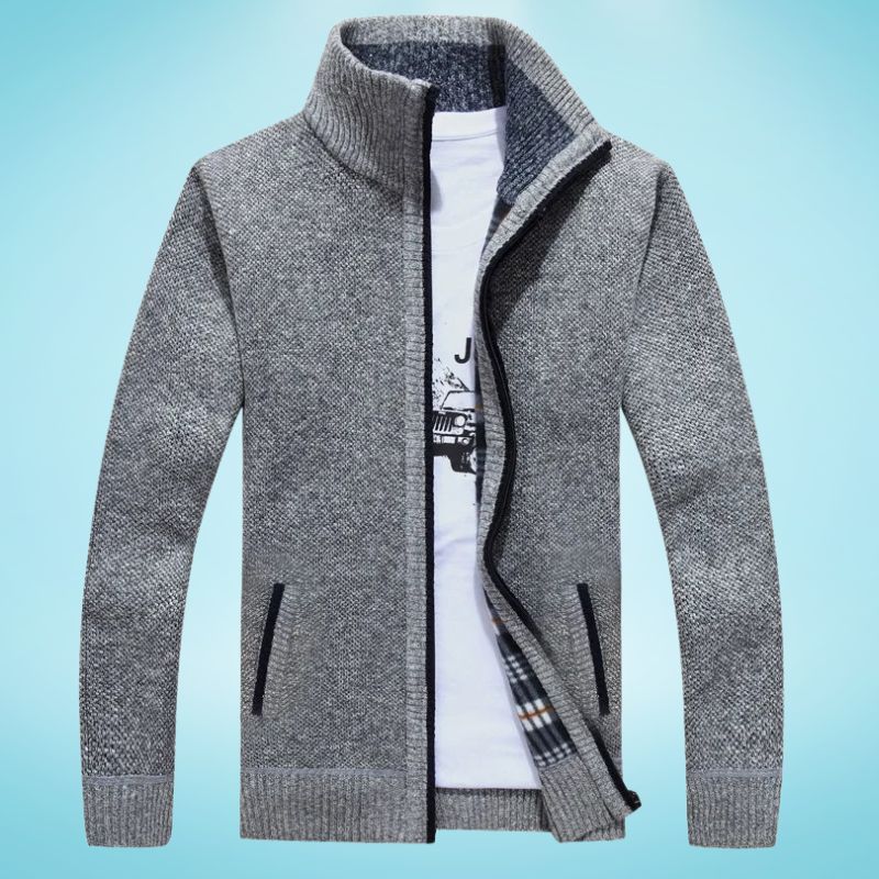 Jorge® | Faux Fleece Zip Up Sweater - Image 2
