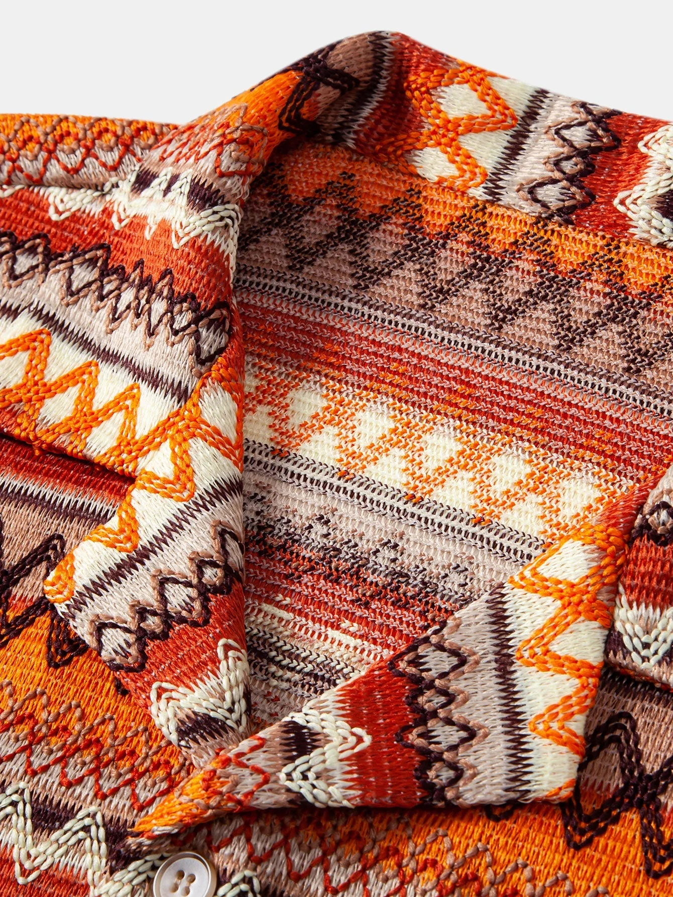 Jorge® | Geometric Cuban Shirt & Straight Leg Linen Pants - Image 5
