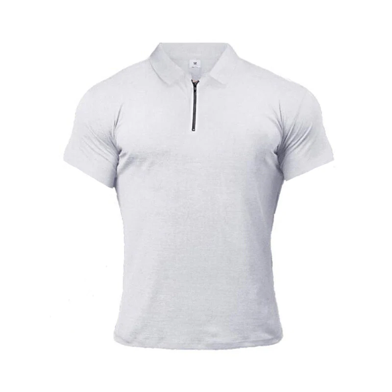 Jorge® | Men'S Zip-Up Polo Shirt