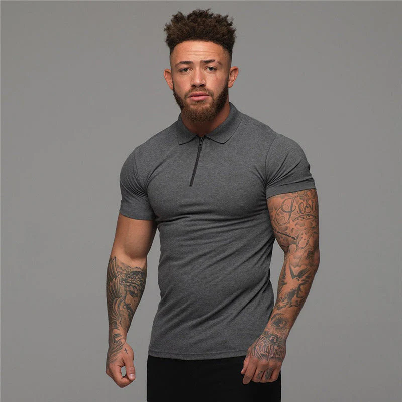 Jorge® | Men'S Zip-Up Polo Shirt - Image 12