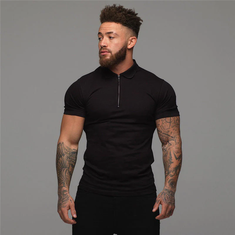 Jorge® | Men'S Zip-Up Polo Shirt - Image 4