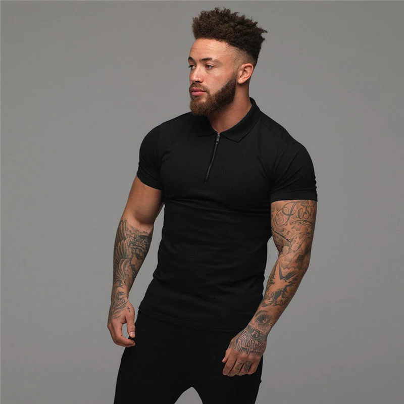 Jorge® | Men'S Zip-Up Polo Shirt - Image 5