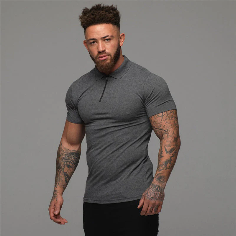 Jorge® | Men'S Zip-Up Polo Shirt - Image 6