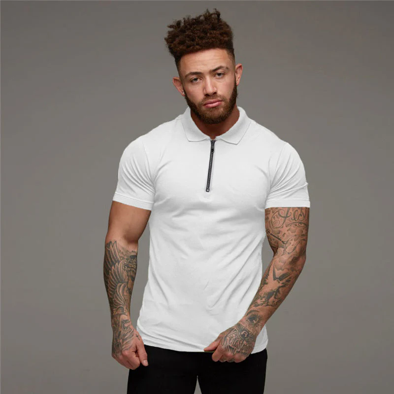 Jorge® | Men'S Zip-Up Polo Shirt - Image 7