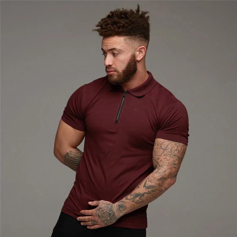 Jorge® | Men'S Zip-Up Polo Shirt - Image 8