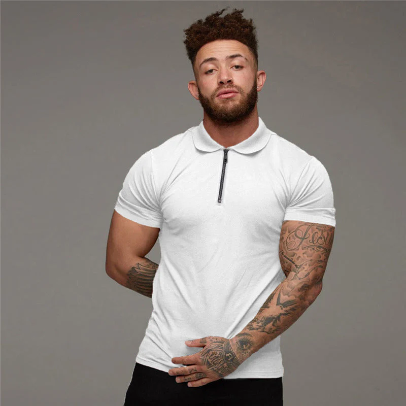 Jorge® | Men'S Zip-Up Polo Shirt - Image 9