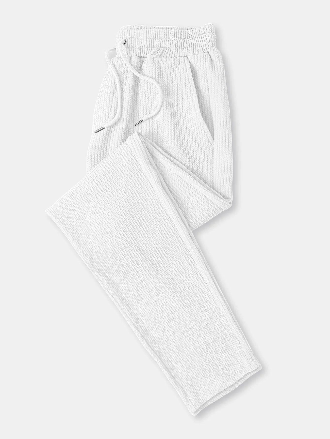 Jory® | Muscle Fit Long Sleeve Shirt With Ribbed Collar & Straight Leg Ribbed Trousers - Image 13