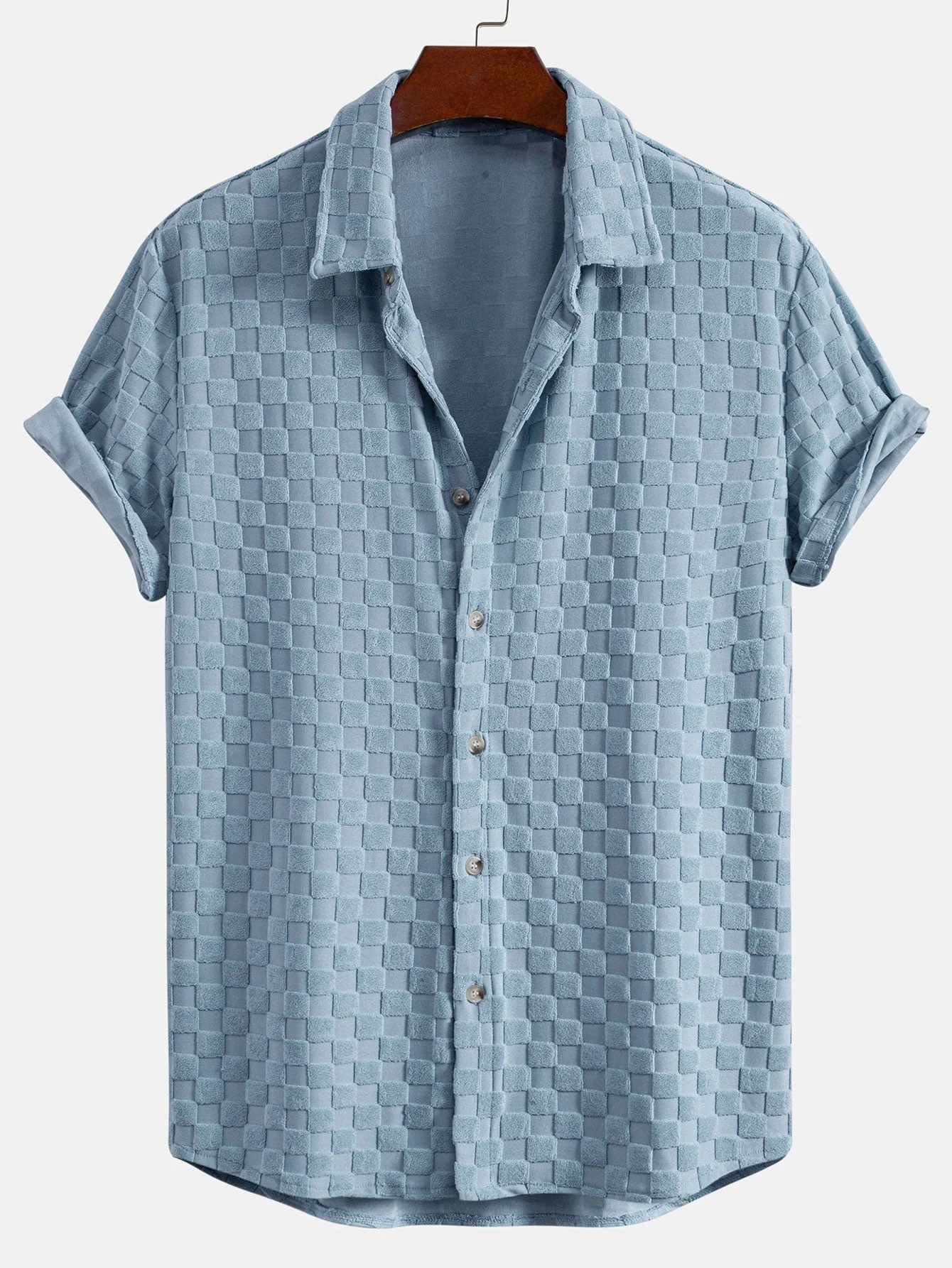 José® | Checkerboard Terry Shirt & Shorts - Image 4