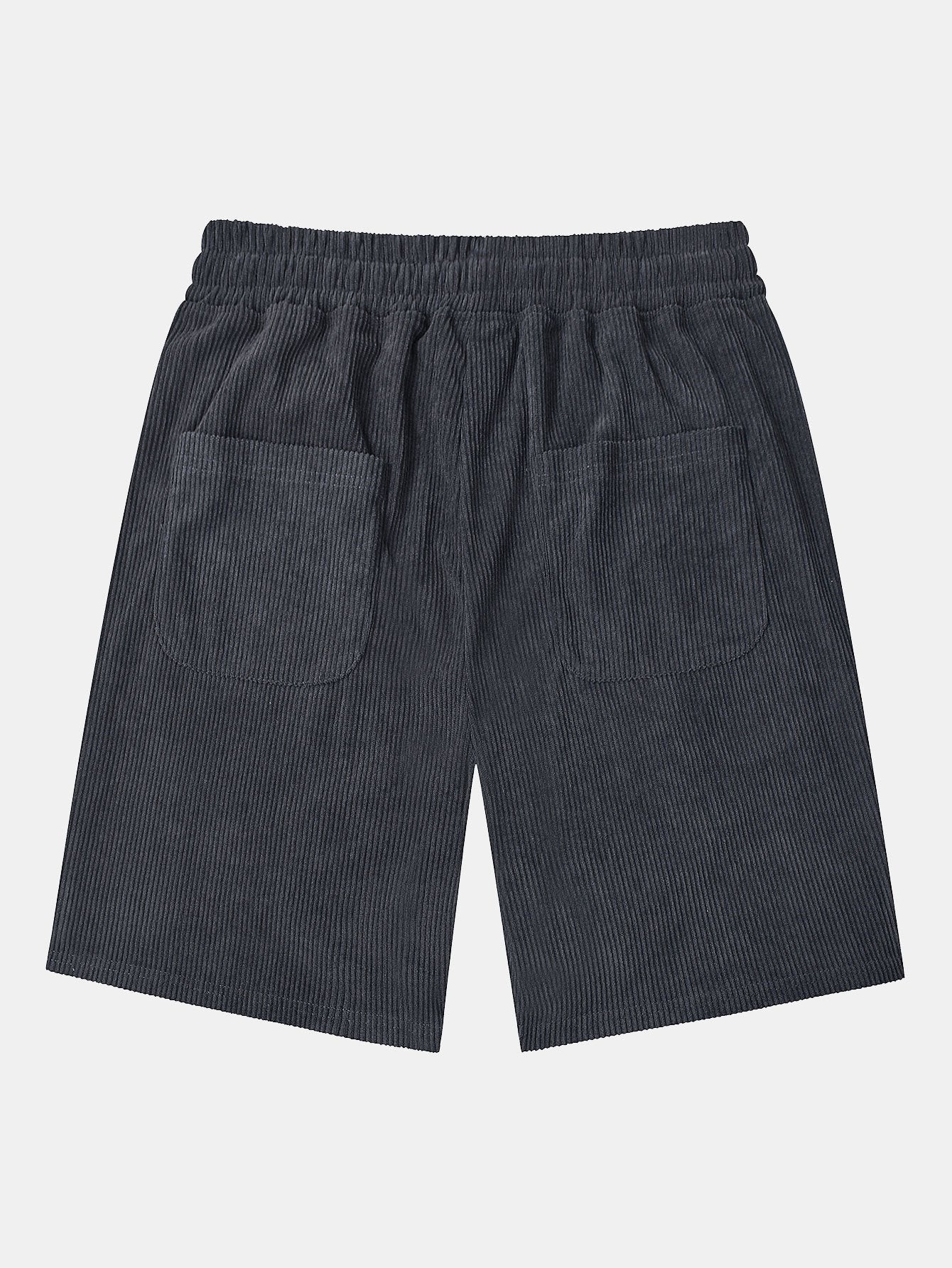 José® | Corduroy Drawstring Shorts With Letter Label - Image 6
