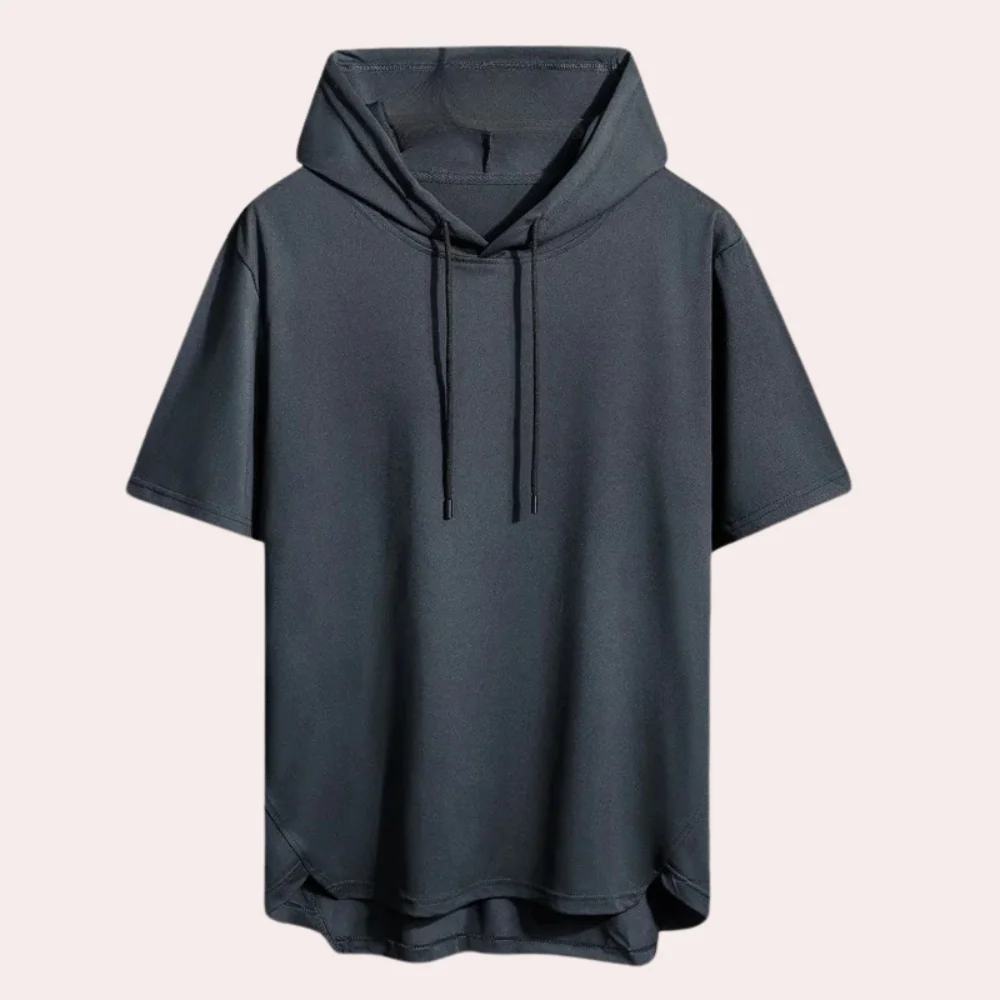 José® | Solid Color Hooded T-Shirt For Men - Image 2