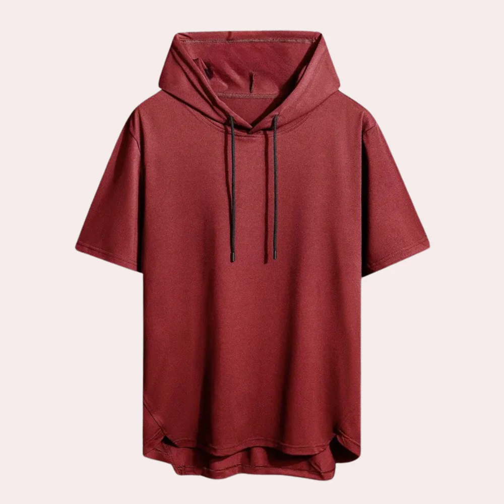 José® | Solid Color Hooded T-Shirt For Men - Image 4