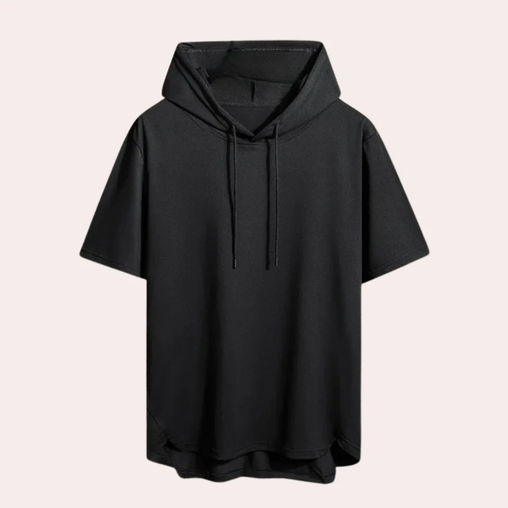 José® | Solid Color Hooded T-Shirt For Men - Image 5