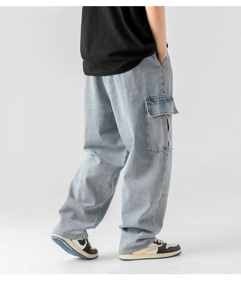 Jose® | Straight Cargo Wide Jeans - Image 5