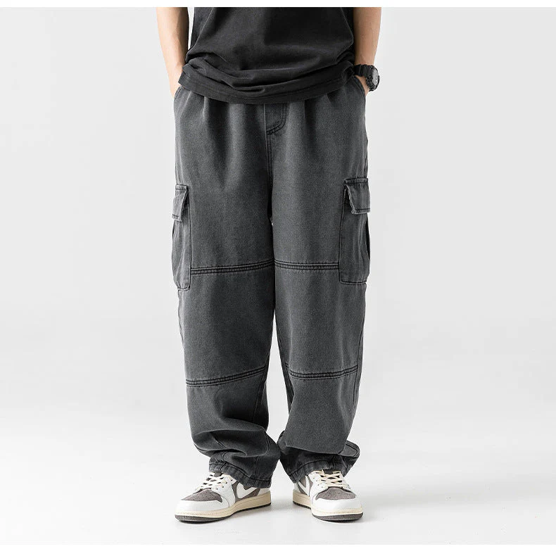 Jose® | Straight Cargo Wide Jeans - Image 6