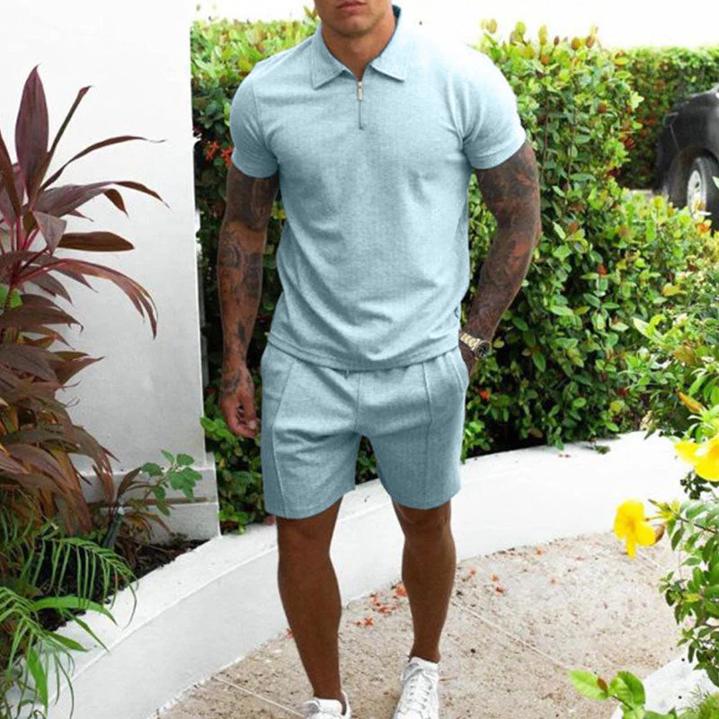 Jose® | Summer Two-Piece Sporty Short-Sleeved Suit For Men - Image 9