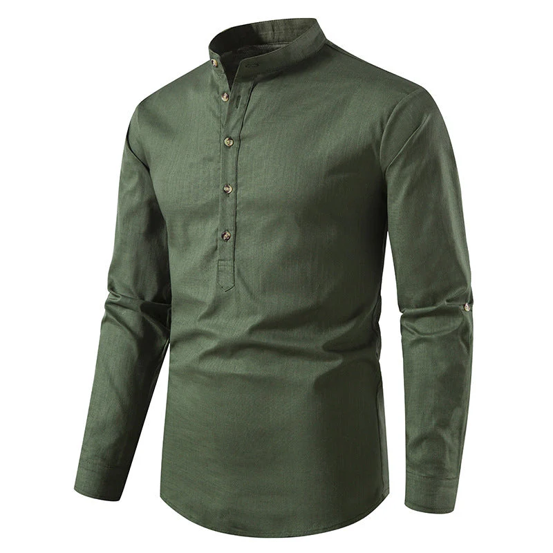 Joseph® | Men'S Solid Color Casual Button Down Shirt - Image 2