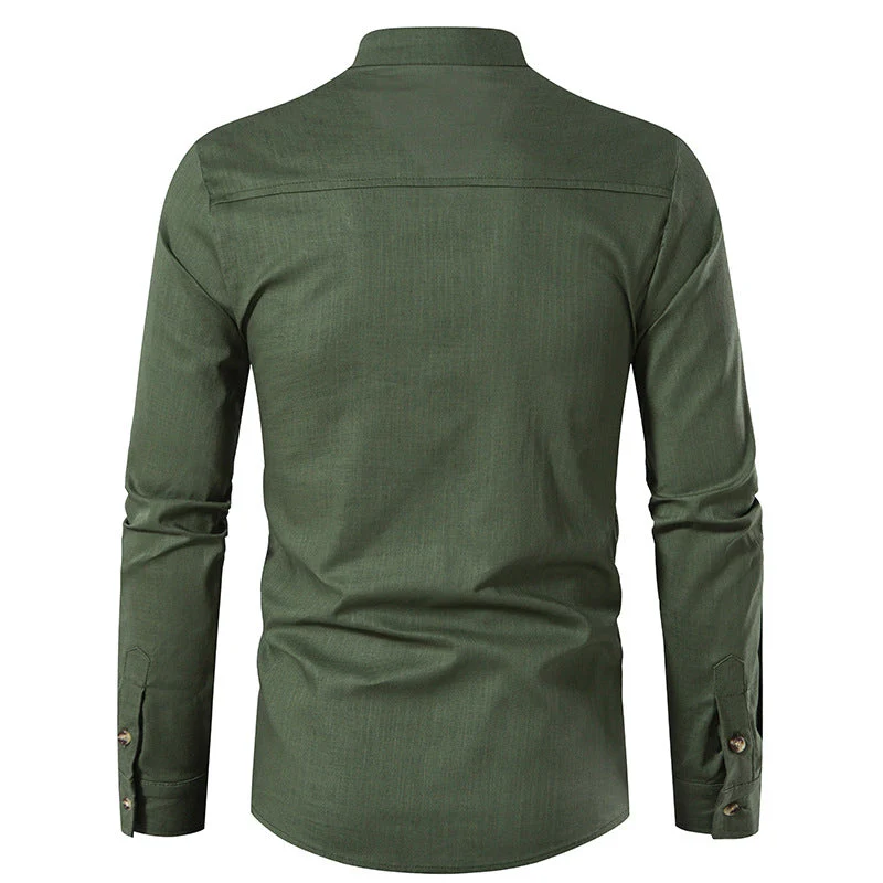 Joseph® | Men'S Solid Color Casual Button Down Shirt - Image 3