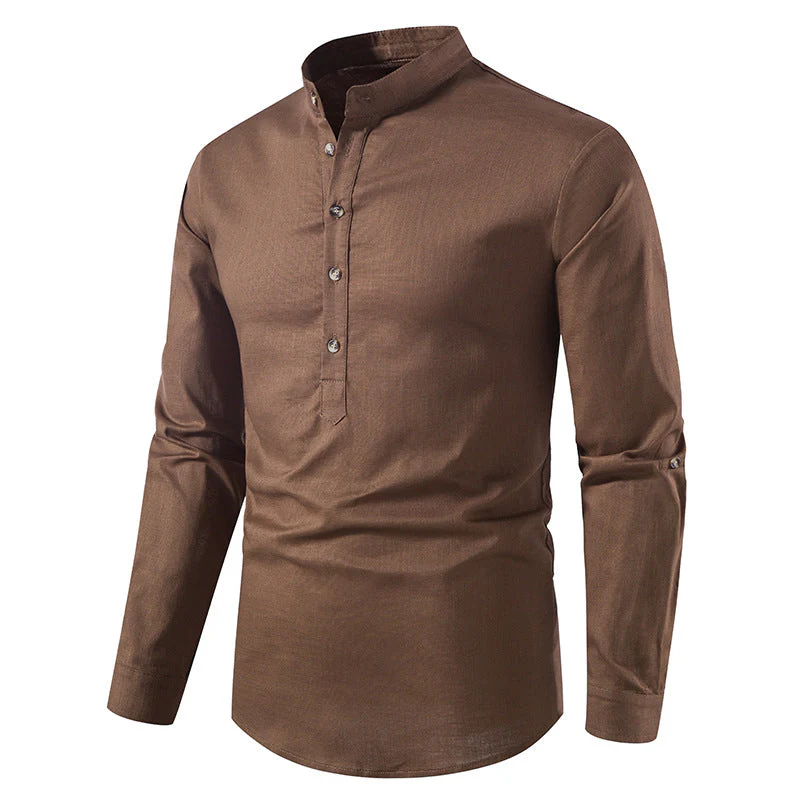 Joseph® | Men'S Solid Color Casual Button Down Shirt - Image 4