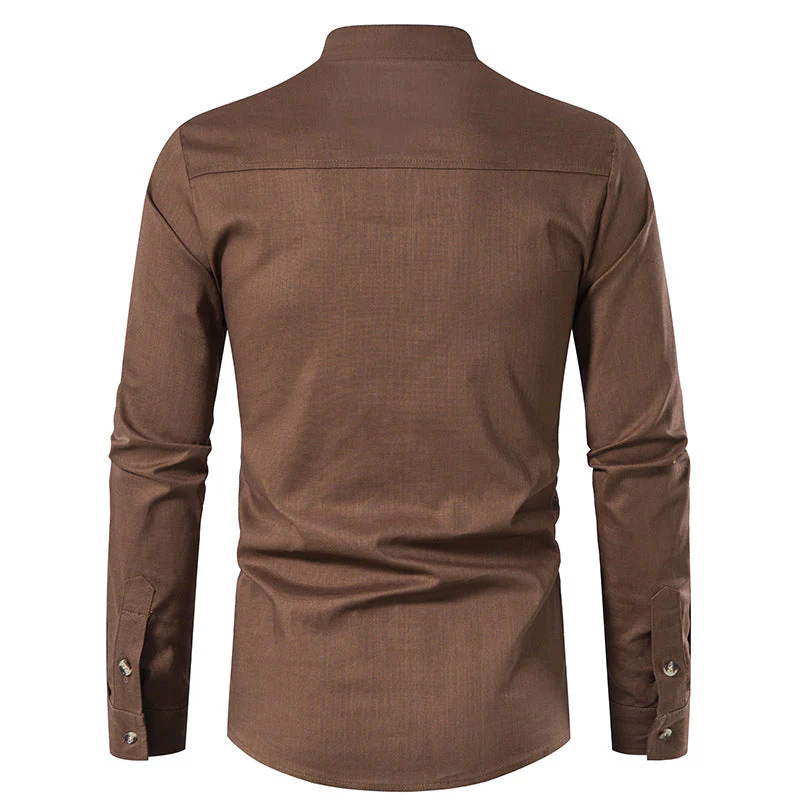 Joseph® | Men'S Solid Color Casual Button Down Shirt - Image 5