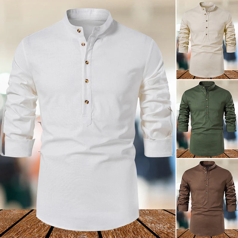 Joseph® | Men'S Solid Color Casual Button Down Shirt - Image 7
